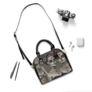 borsa da donna ispirata alle sugar skull